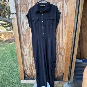 Monteau Black Jumpsuit (Size L)